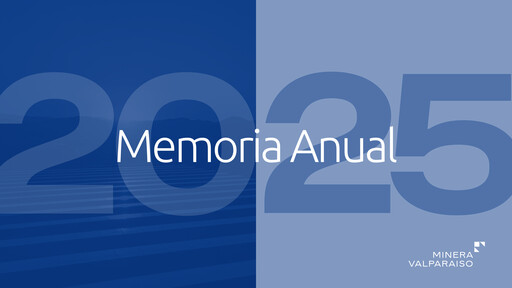 Thumbnail Minera Valparaíso Annual Report 2025