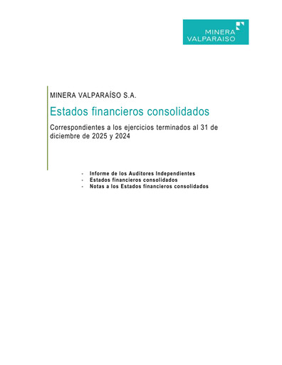 Thumbnail Minera Valparaíso Financial Statement 2025