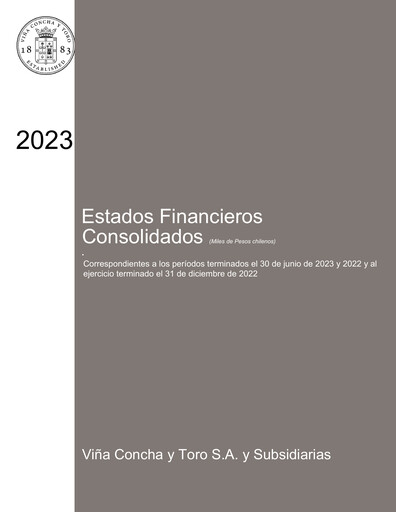 Thumbnail Viña Concha y Toro Quarterly Report 2023-q2