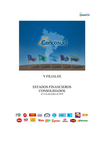 Thumbnail Cencosud
 Financial Statement 2010