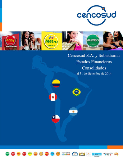 Thumbnail Cencosud
 Financial Statement 2014