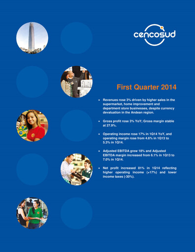 Thumbnail Cencosud
 Quarterly Report 2014-q1