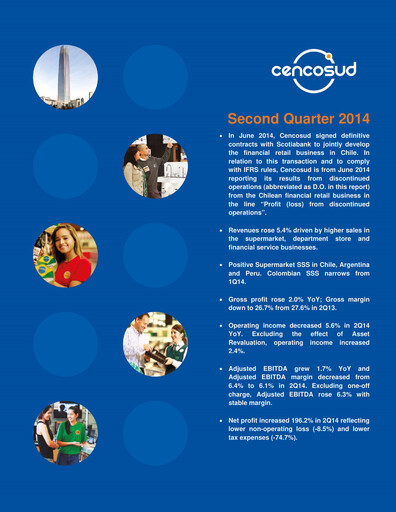 Thumbnail Cencosud
 Quarterly Report 2014-q2