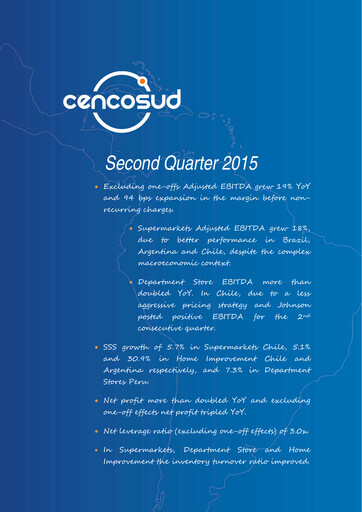 Thumbnail Cencosud
 Quarterly Report 2015-q2