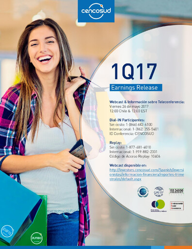Thumbnail Cencosud
 Quarterly Report 2017-q1