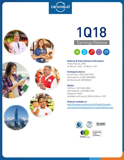 Thumbnail Cencosud
 Quarterly Report 2018-q1