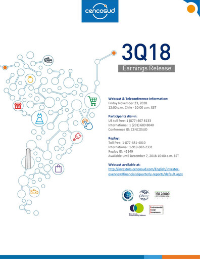 Thumbnail Cencosud
 Quarterly Report 2018-q3