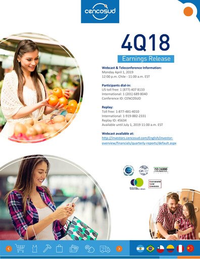 Thumbnail Cencosud
 Quarterly Report 2018-q4