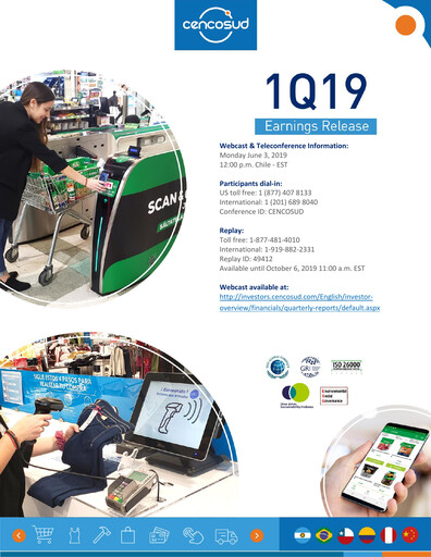 Thumbnail Cencosud
 Quarterly Report 2019-q1