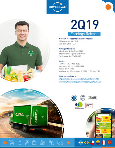 Thumbnail Cencosud
 Quarterly Report 2019-q2