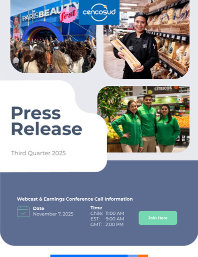 Thumbnail Cencosud
 Quarterly Report 2025-q3