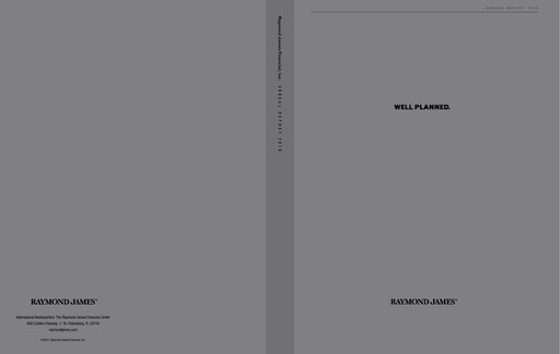 Thumbnail Raymond James Financial Annual Report 2010