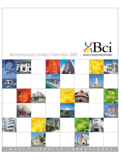 Thumbnail Banco de Crédito e Inversiones
 Annual Report 2000