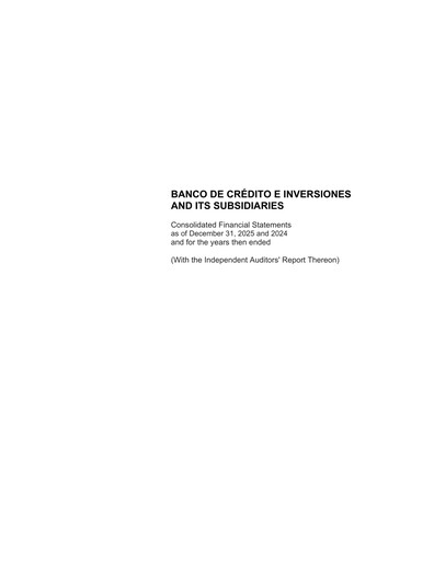 Thumbnail Banco de Crédito e Inversiones
 Financial Statement 2025