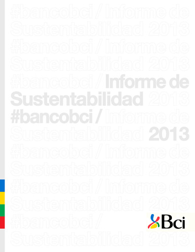 Thumbnail Banco de Crédito e Inversiones
 Sustainability Report 2013