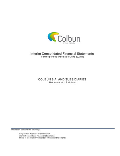 Thumbnail Colbún Financial Statement 2018-h1