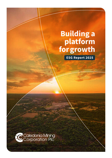 Thumbnail Caledonia Mining ESG Report 2025