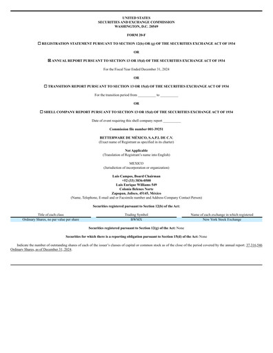 Thumbnail Betterware de Mexico Annual Report 2024
