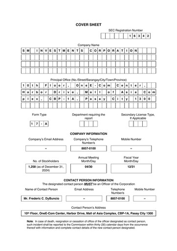 Vorschaubild SM Investments Corporation Jahresbericht 2024