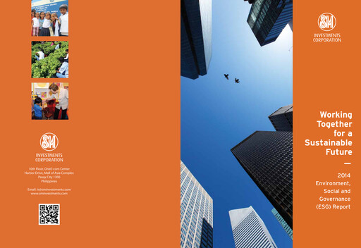 Vorschaubild SM Investments Corporation ESG-Bericht 2014