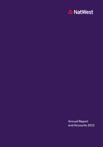 Miniature NatWest Group Rapport annuel 2015