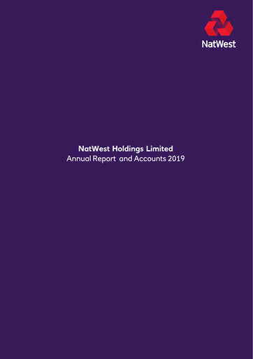 Miniature NatWest Group Rapport annuel 2019