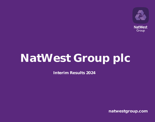 Thumbnail NatWest Group Half-year Report 2024-h1