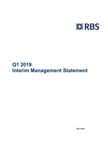 Thumbnail NatWest Group Quarterly Report 2019-q1