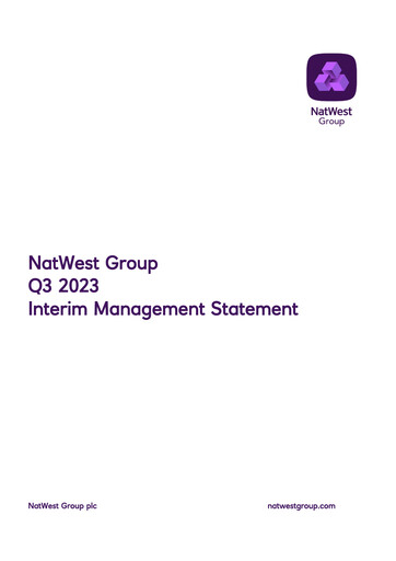 Thumbnail NatWest Group Quarterly Report 2023-q3