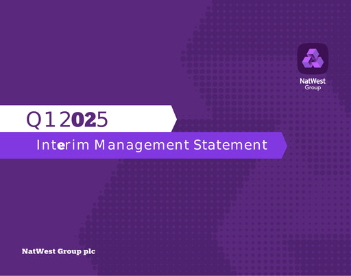 Thumbnail NatWest Group Quarterly Report 2025-q1