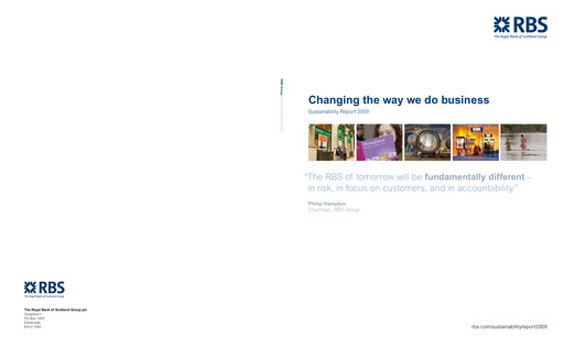 Miniature NatWest Group Rapport de durabilité 2009