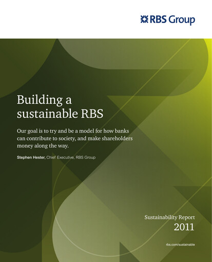 Miniature NatWest Group Rapport de durabilité 2011