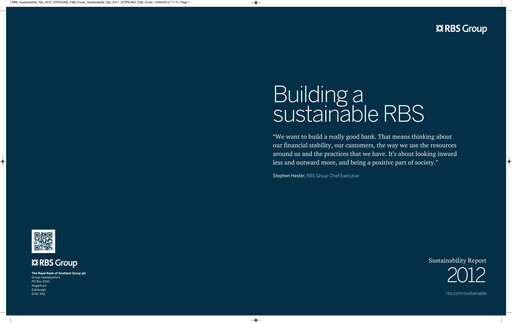 Miniature NatWest Group Rapport de durabilité 2012