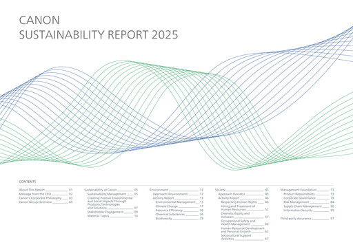 Thumbnail Canon Sustainability Report 2025