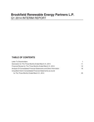 Vorschaubild Brookfield Renewable Quartalsbericht 2014-q1