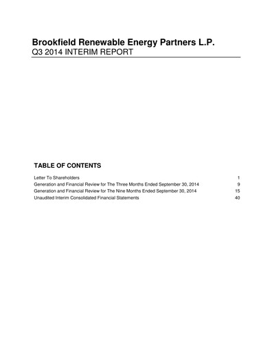 Vorschaubild Brookfield Renewable Quartalsbericht 2014-q3