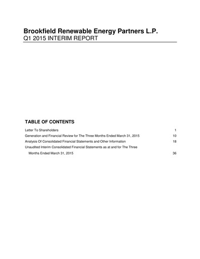 Vorschaubild Brookfield Renewable Quartalsbericht 2015-q1