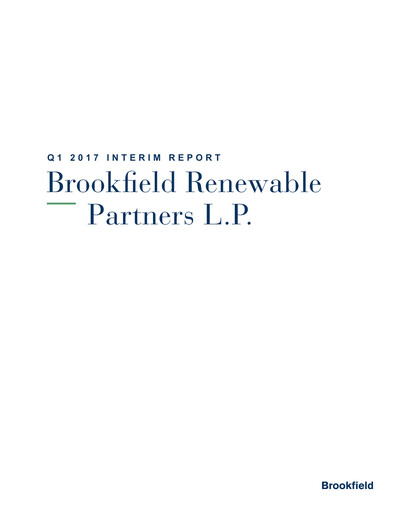 Vorschaubild Brookfield Renewable Quartalsbericht 2017-q1