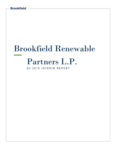 Vorschaubild Brookfield Renewable Quartalsbericht 2018-q3