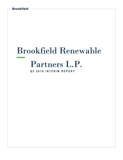 Vorschaubild Brookfield Renewable Quartalsbericht 2019-q2