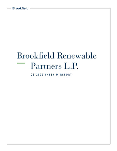 Vorschaubild Brookfield Renewable Quartalsbericht 2020-q3