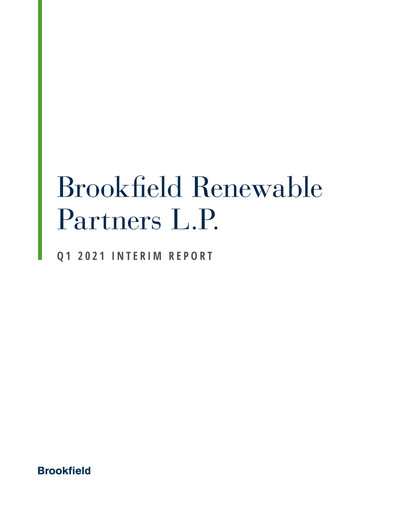 Vorschaubild Brookfield Renewable Quartalsbericht 2021-q1
