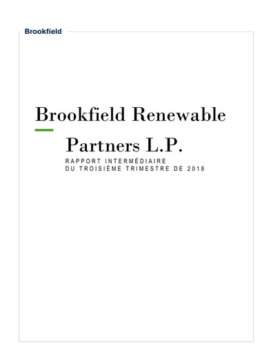 Vorschaubild Brookfield Renewable Quartalsbericht 2018-q3