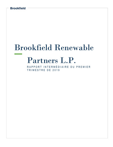 Vorschaubild Brookfield Renewable Quartalsbericht 2019-q1