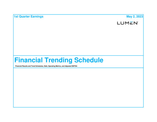 Vorschaubild Lumen Technologies Quartalsbericht 2023-q1