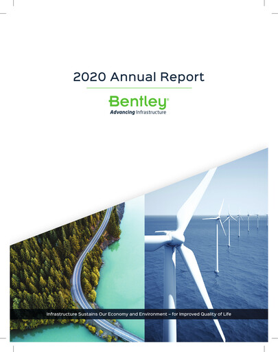 Miniature Bentley Systems
 Rapport annuel 2020