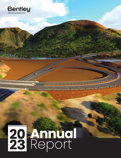 Miniature Bentley Systems
 Rapport annuel 2023