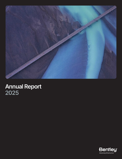 Miniature Bentley Systems
 Rapport annuel 2025