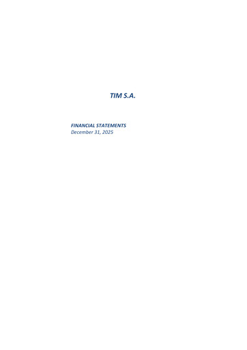 Thumbnail TIM S.A. Financial Statement 2025