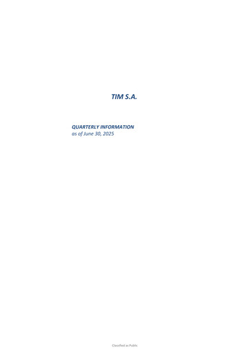 Thumbnail TIM S.A. Quarterly Report 2025-q2